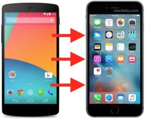 Android to iPhone
